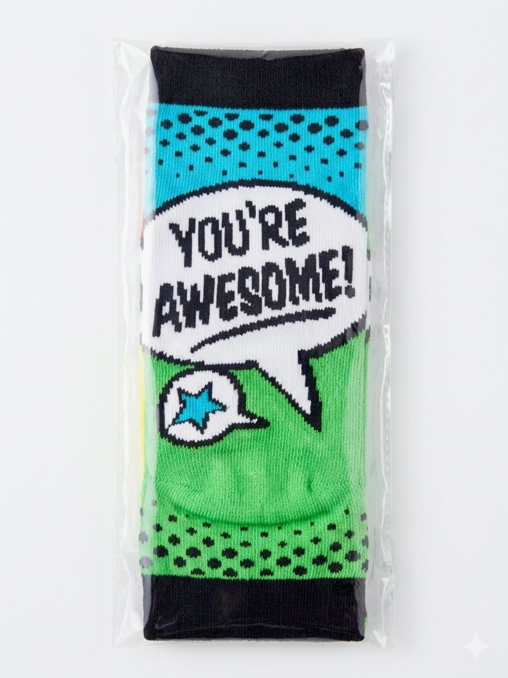 NWT “You’re Awesome” Low Cut Socks – Colorful Novelty Adult One Size